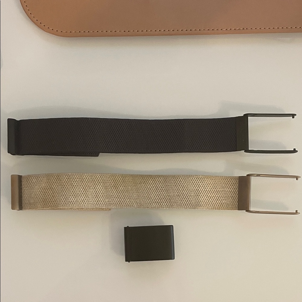 Smartwatch Black and Tan Band Set